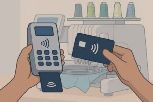 Contactless Credit Card Processing for Modern Embroidery Retailers