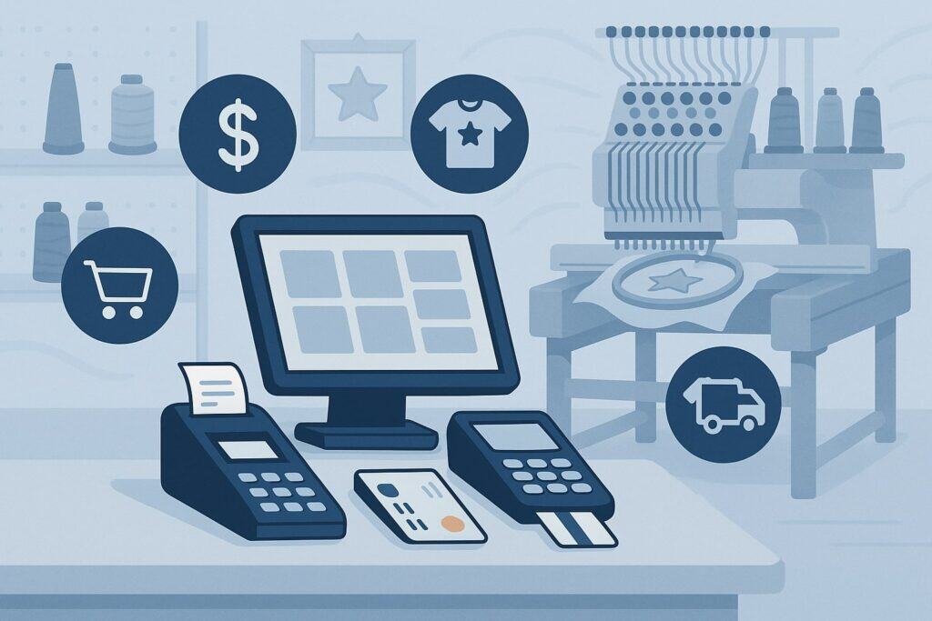 How POS Systems Work in an Embroidery Environment