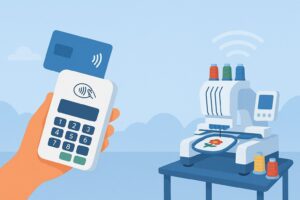 How to Accept Contactless Payments at Your Embroidery Store