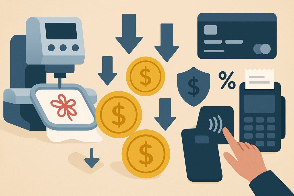 How to Reduce Payment Processing Fees for Your Embroidery Business
