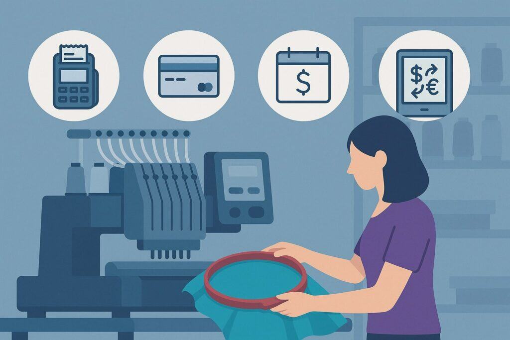 Key Payment Needs of an Embroidery Business