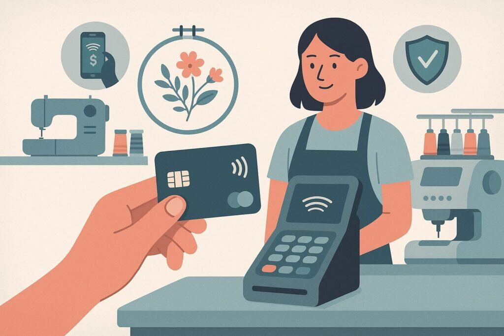 Why Contactless Credit Card Processing Matters for Modern Embroidery Retailers