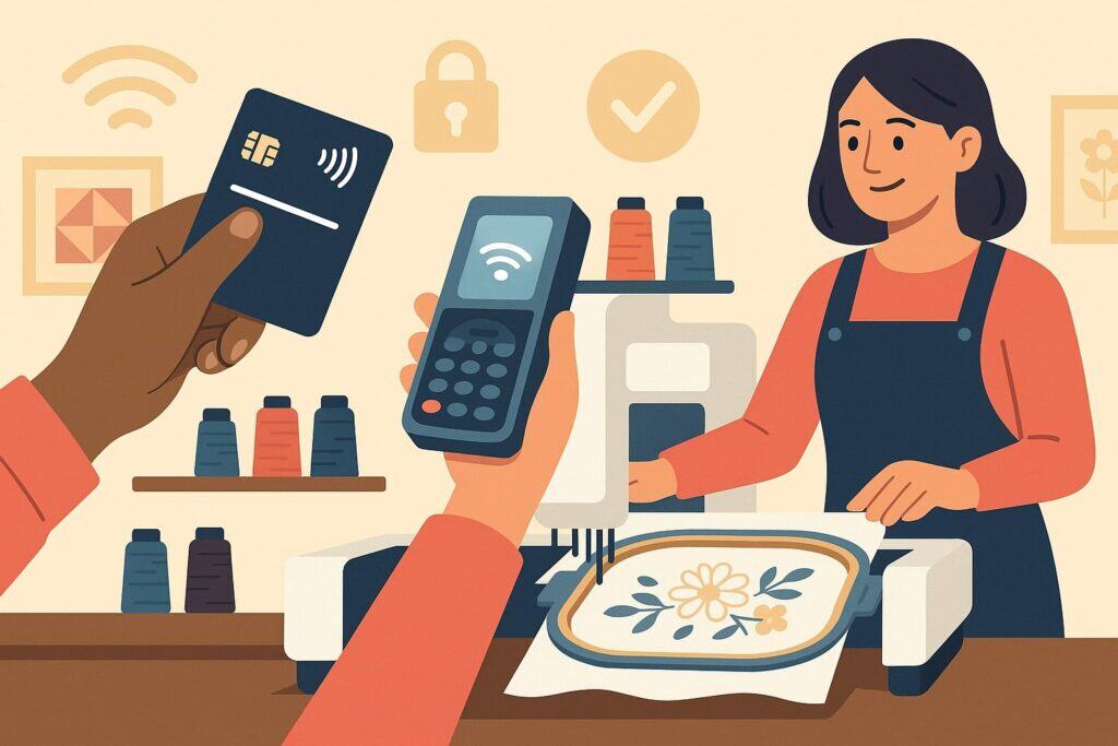 Why Contactless Payments Are Essential for Embroidery Stores in the U.S.