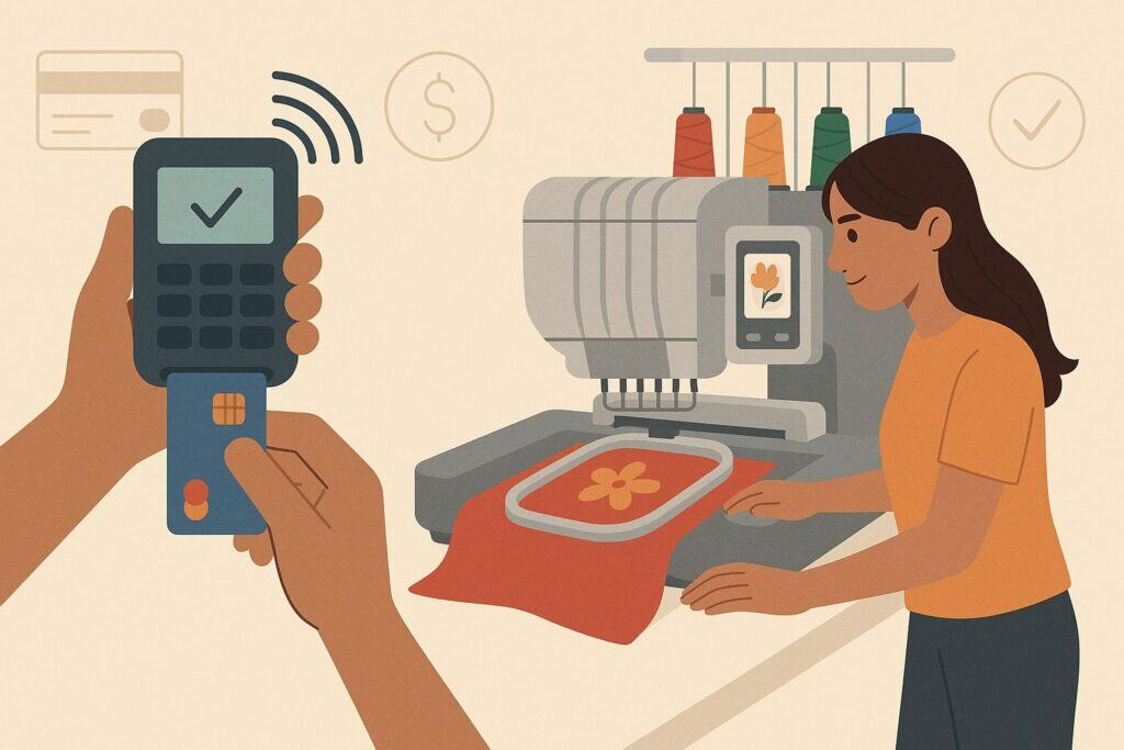 Why Wireless Card Readers Matter for Mobile Embroidery Businesses