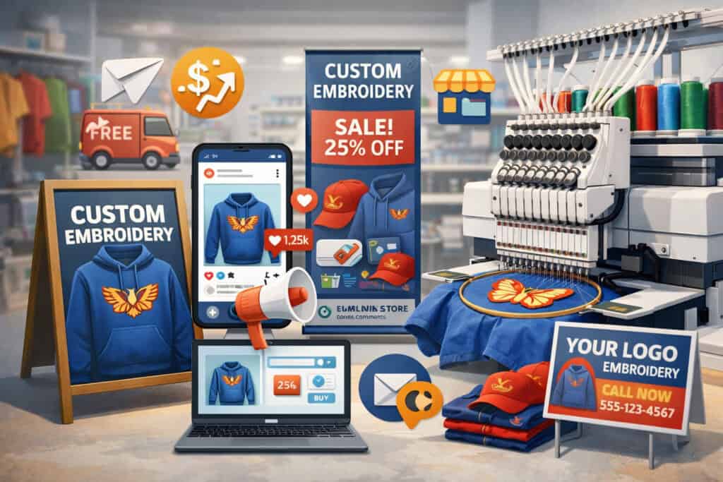 Best Advertising Ideas for Small Embroidery Businesses