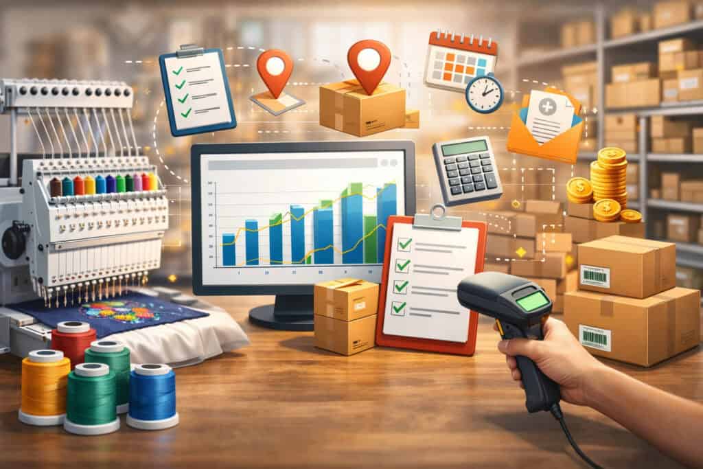 Inventory Management Tips for Embroidery Businesses