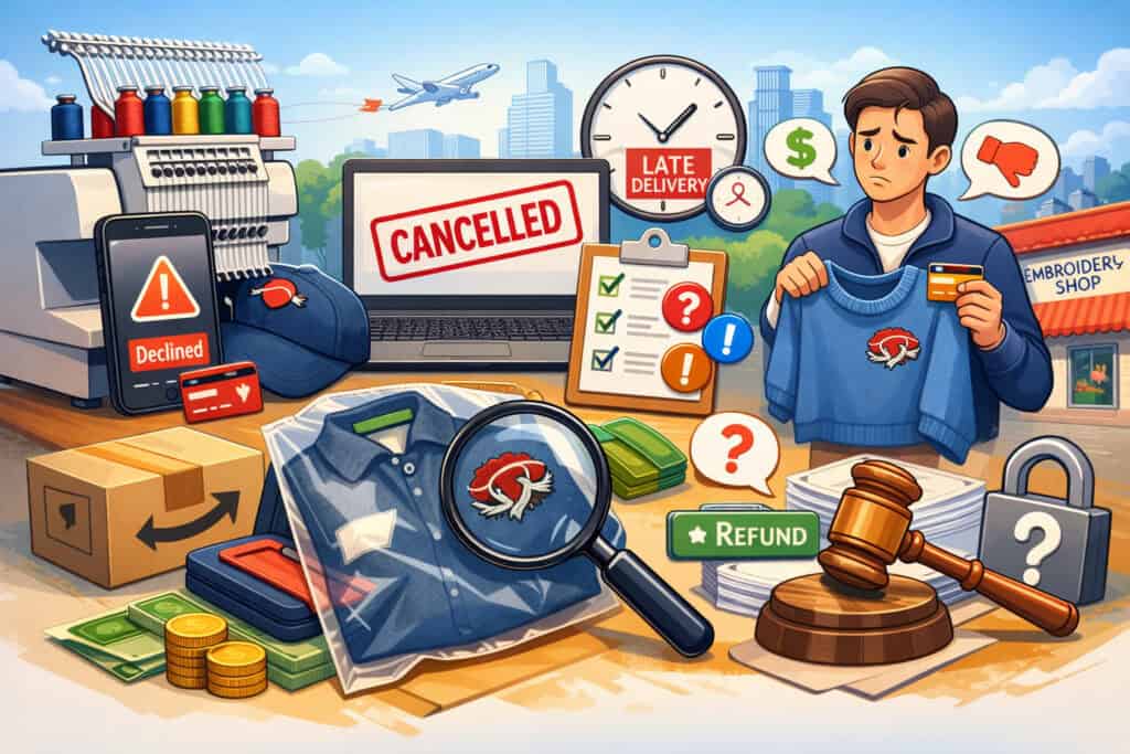Understanding Why Chargebacks Happen in Embroidery Orders