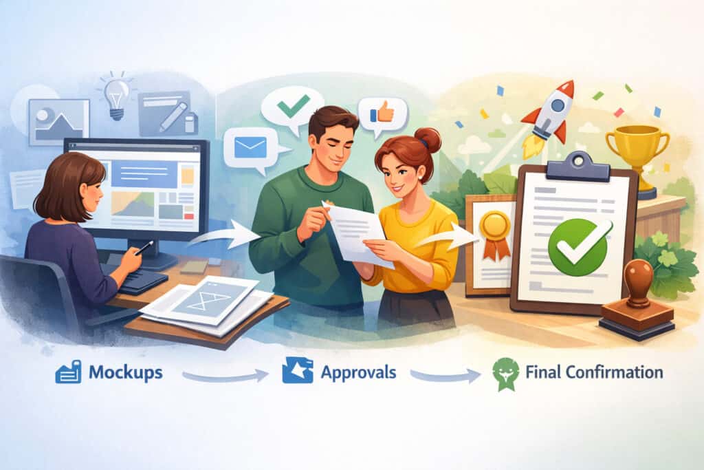 Use a Clear Proofing System: Mockups, Approvals, and Final Confirmation