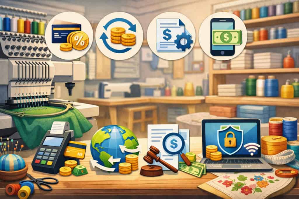 Common Types of Payment Processing Fees Embroidery Businesses May Pay