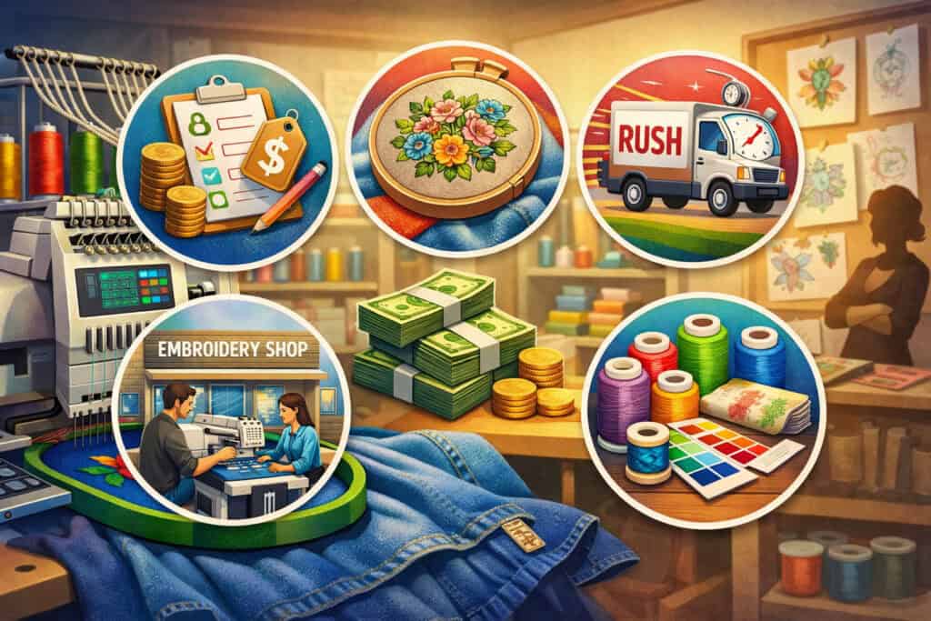 Why Embroidery Shop Fees Can Vary From One Business to Another