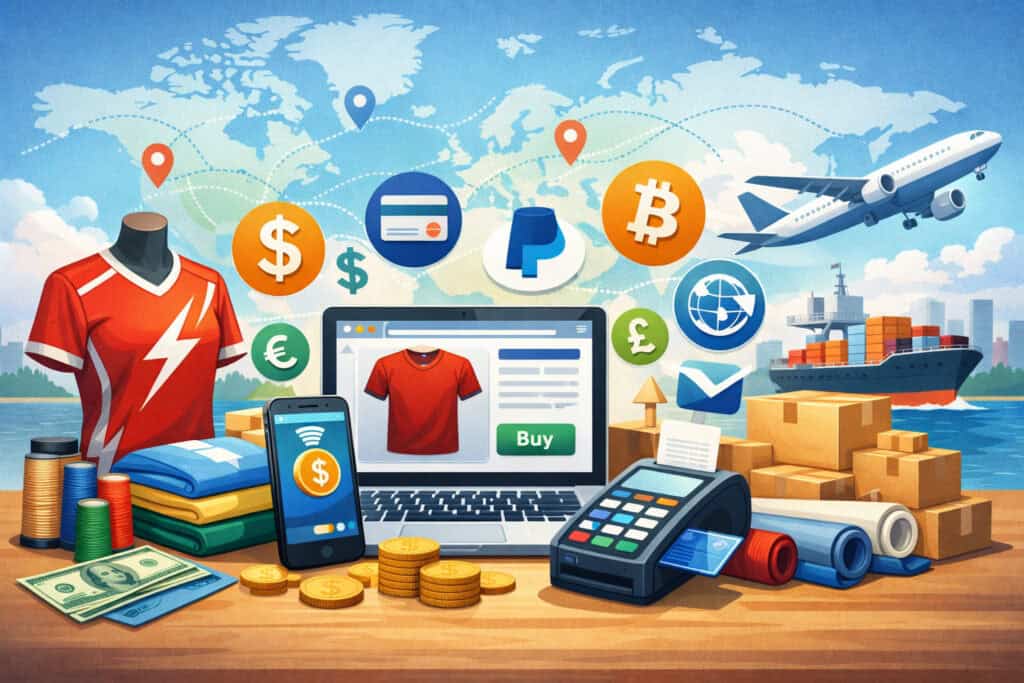 Why International Payment Options Matter for Custom Apparel Orders